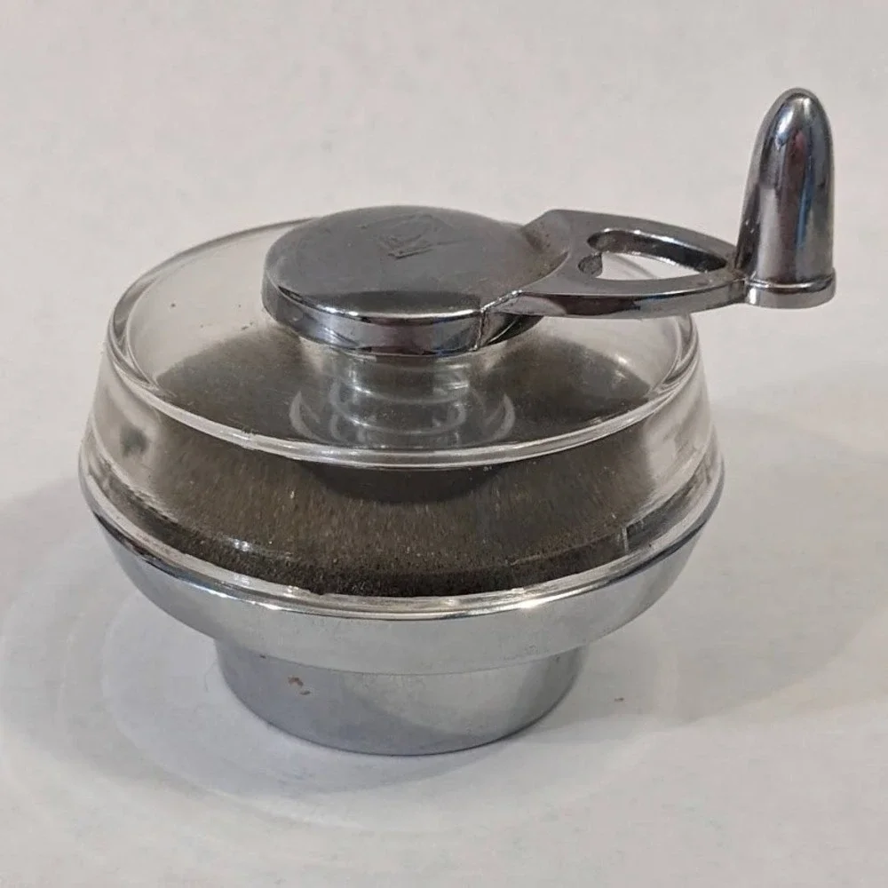 Vintage Wm Bounds Ltd Nutmeg Grinder Chrome Acrylic Hand Crank Spice Mill USA